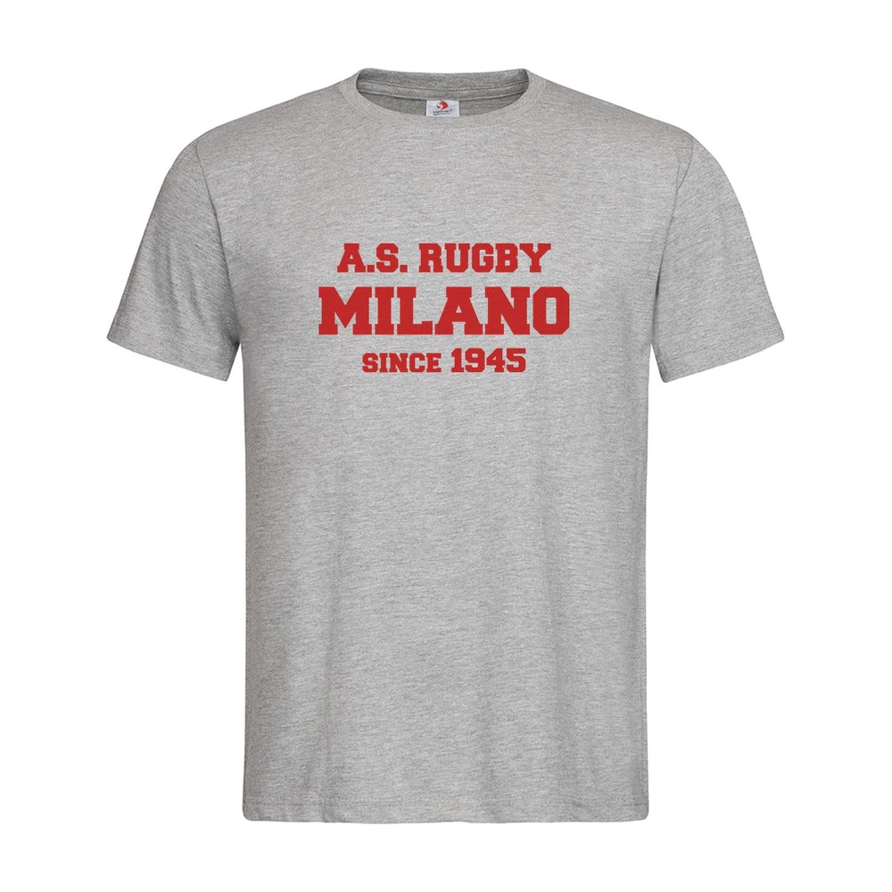 T-shirt grigia Rugby Milano