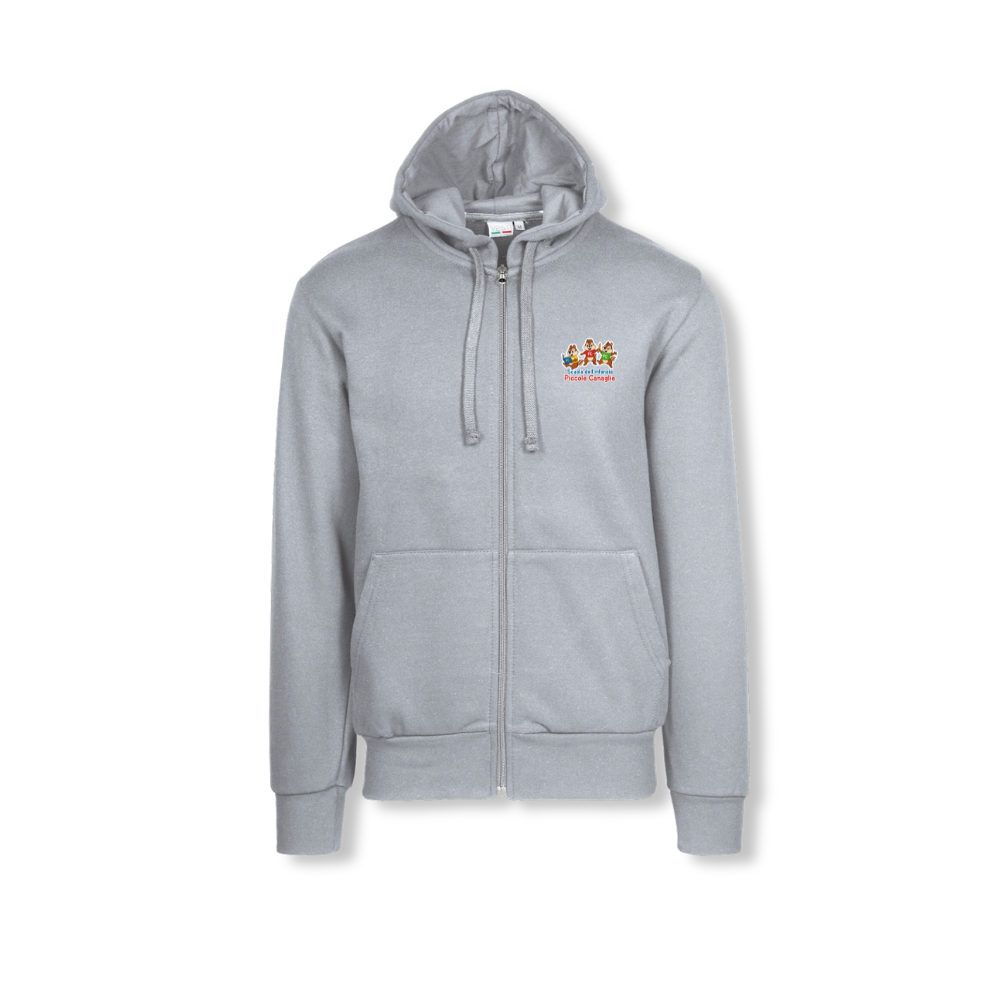 Felpa bambino cappuccio zip