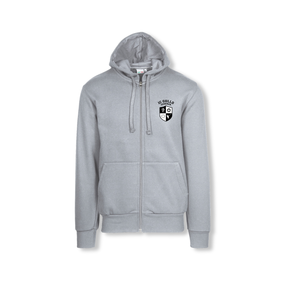 Felpa bambino cappuccio zip