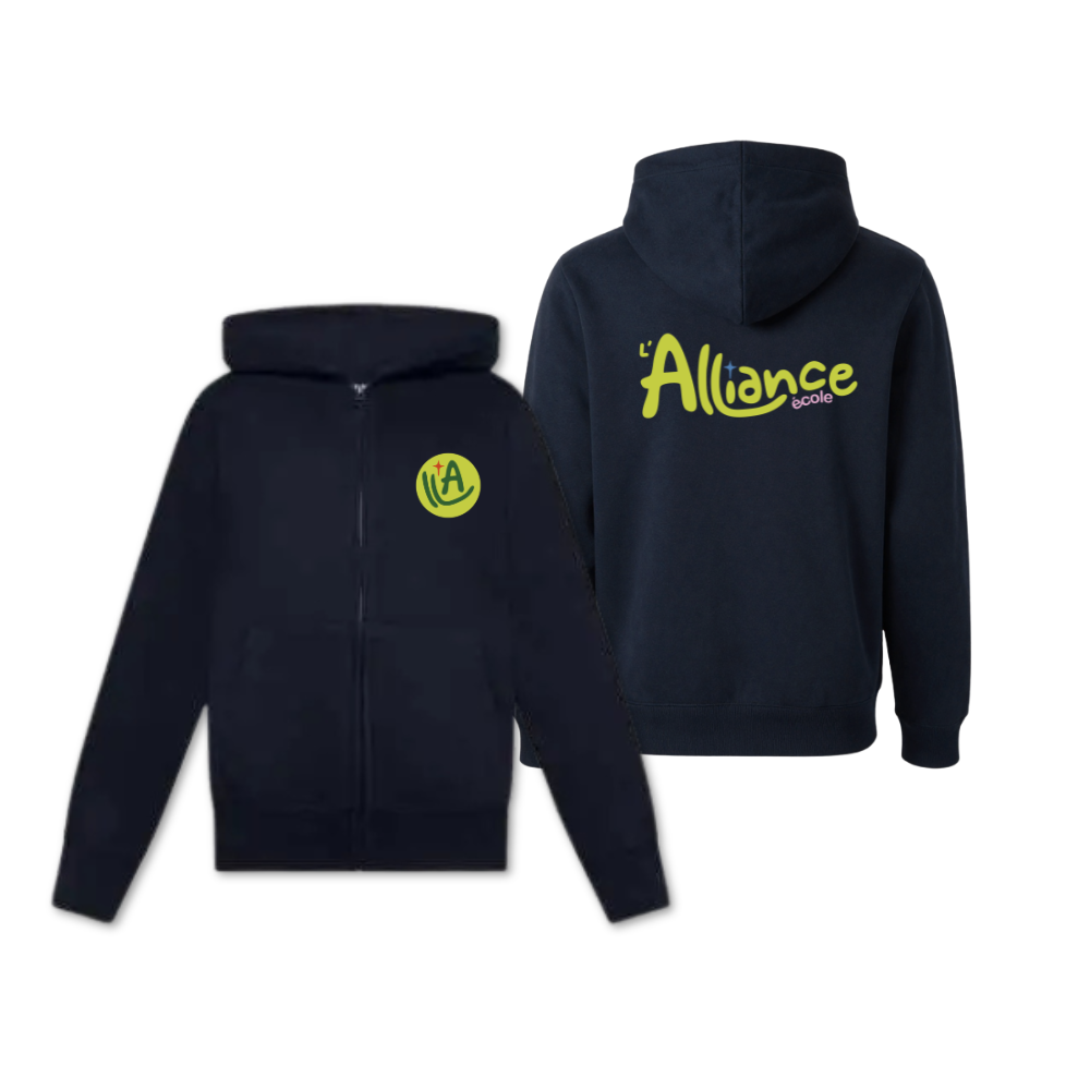 Sweat zip à capuche pour enfants