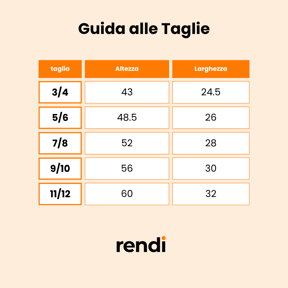 Size table