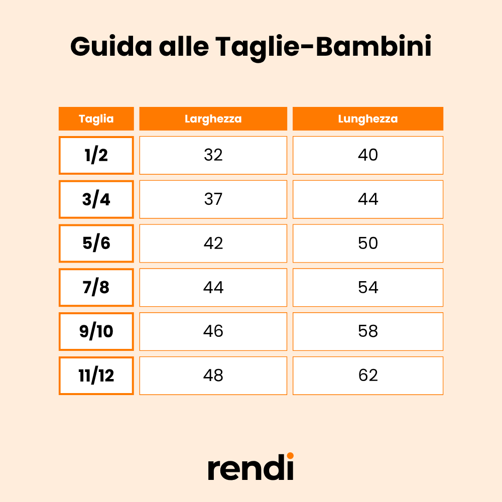 Guida alle Taglie
