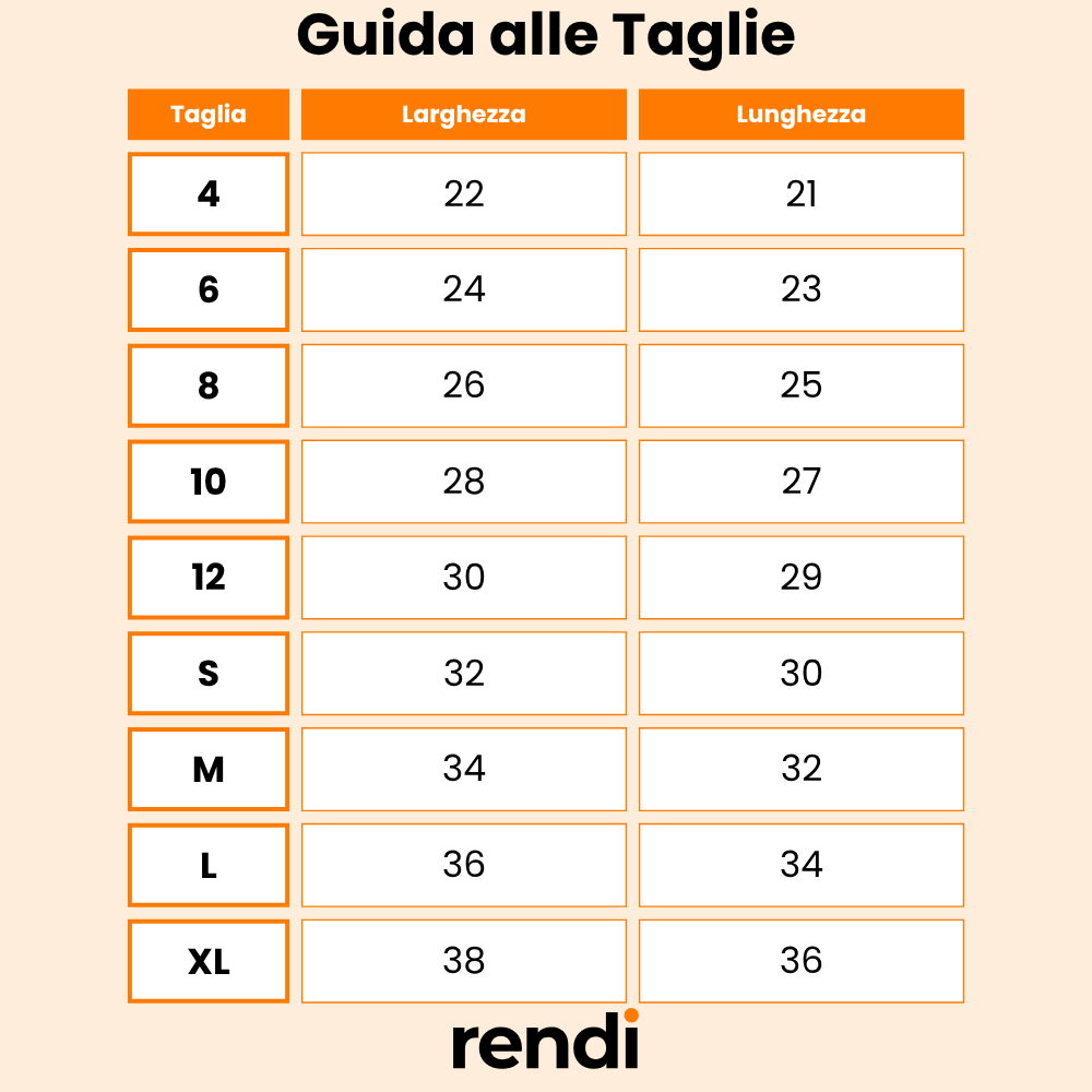 Guida alle Taglie Short donna