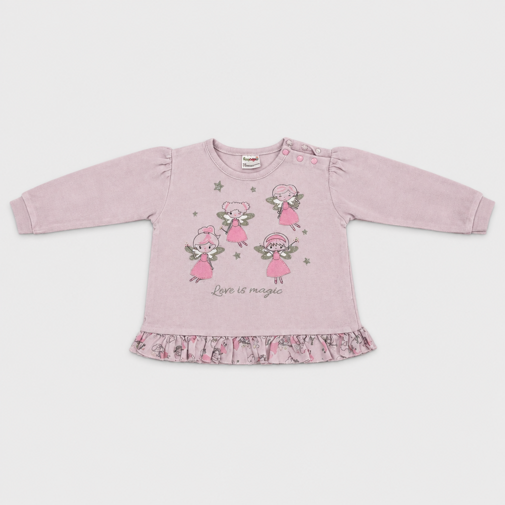 Maglietta maniche lunghe - Bambina - 96 - 101 | 3 anni