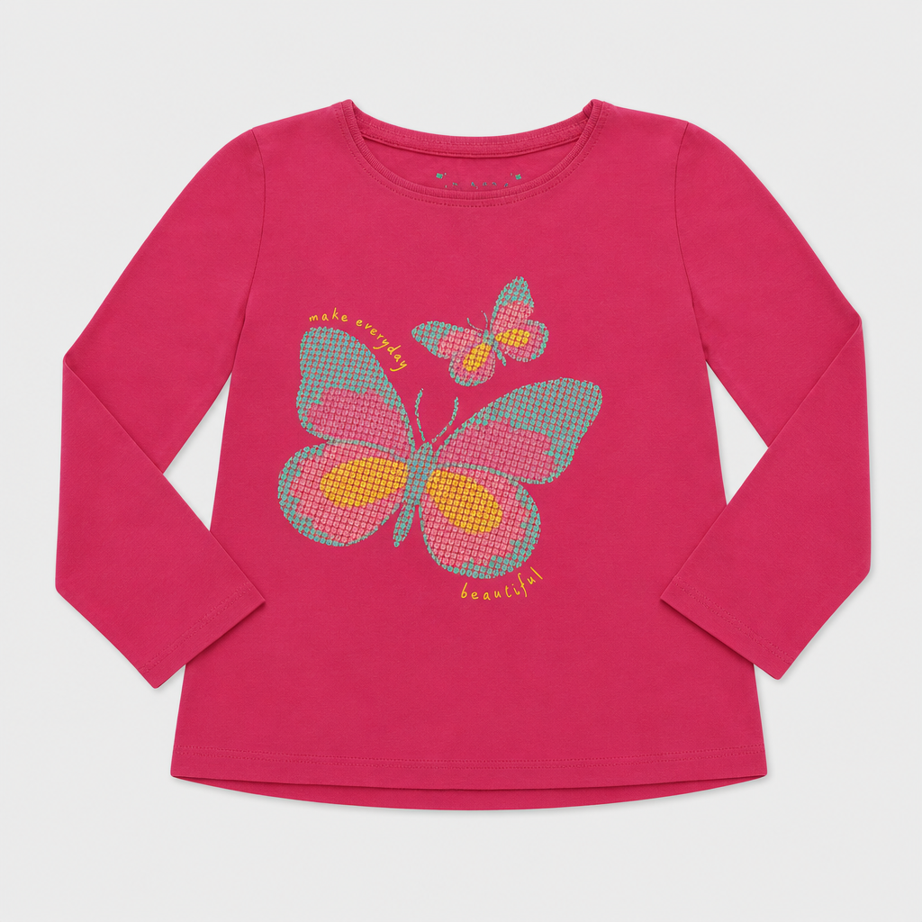 Maglietta maniche lunghe - Bambina - 96 - 101 | 3 anni