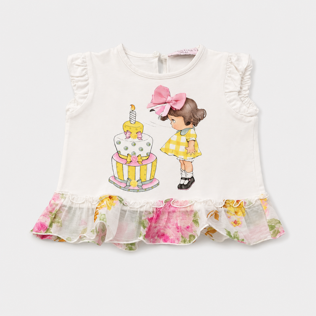Maglietta maniche corte - Bambina - 60 - 65 | 3 mesi