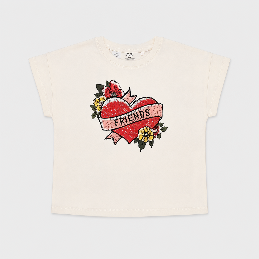 Maglietta maniche corte - Bambina - 114 - 119 | 6 anni