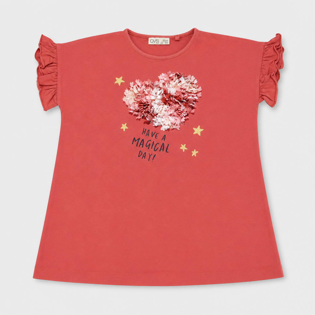 Maglietta maniche corte - Bambina - 120 - 125 | 7 anni
