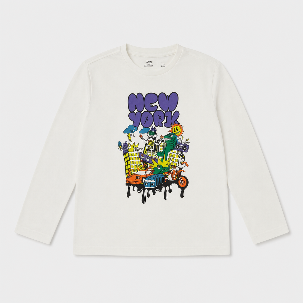 Maglietta maniche lunghe - Bambino - 132 - 137 | 9 anni