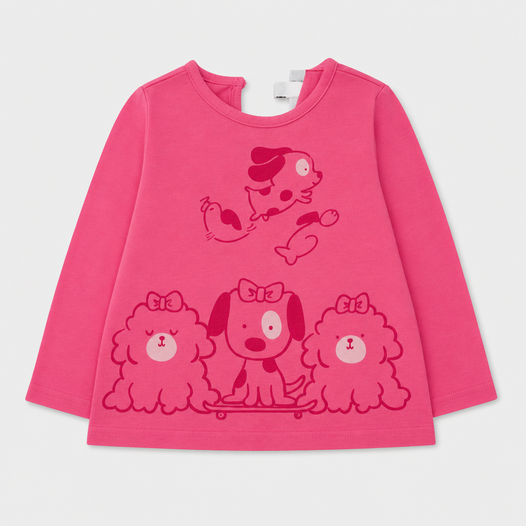 Maglietta maniche lunghe - Bambina - 72 - 77 | 9 mesi
