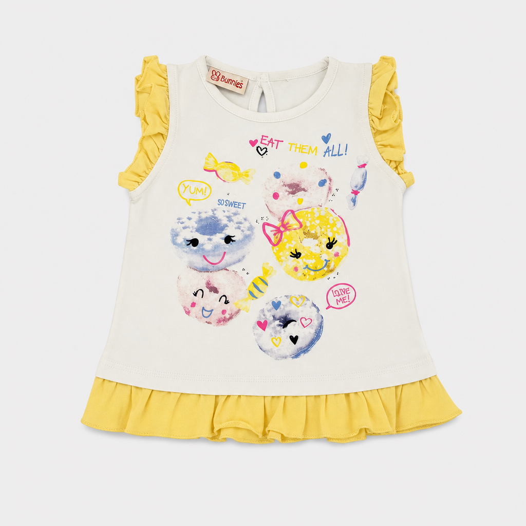 Maglietta maniche corte - Bambina - 66 - 71 | 6 mesi