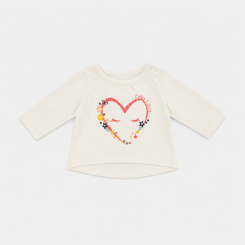 Maglietta maniche lunghe - Bambina - 60 - 65 | 3 mesi