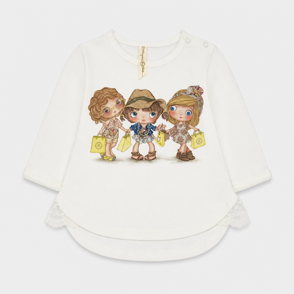 Maglietta maniche lunghe - Bambina - 66 - 71 | 6 mesi