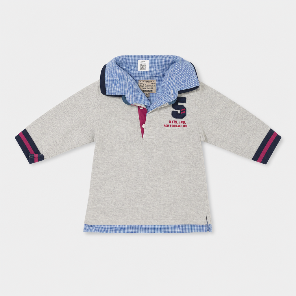 Polo maniche lunghe - Bambino - 60 - 65 | 3 mesi