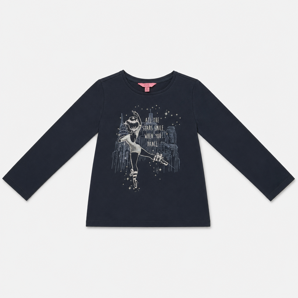 Maglietta maniche lunghe - Bambina - 114 - 119 | 6 anni