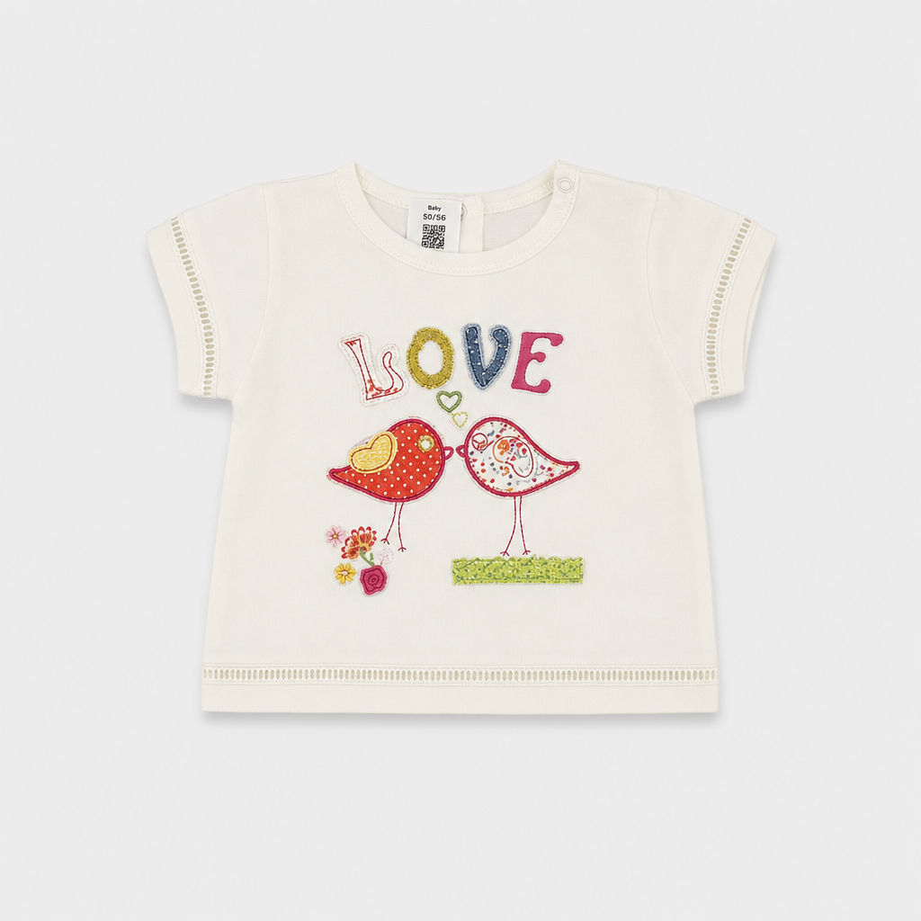 Maglietta maniche corte - Bambina - 60 - 65 | 3 mesi