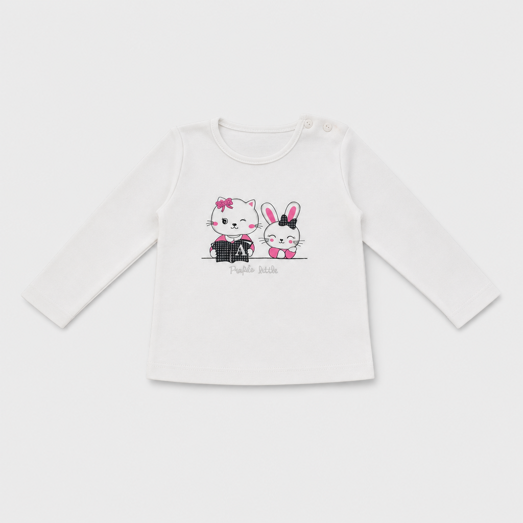 Maglietta maniche lunghe - Bambina - 66 - 71 | 6 mesi