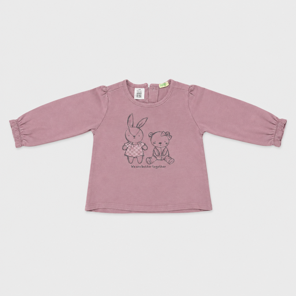 Maglietta maniche lunghe - Bambina - 66 - 71 | 6 mesi