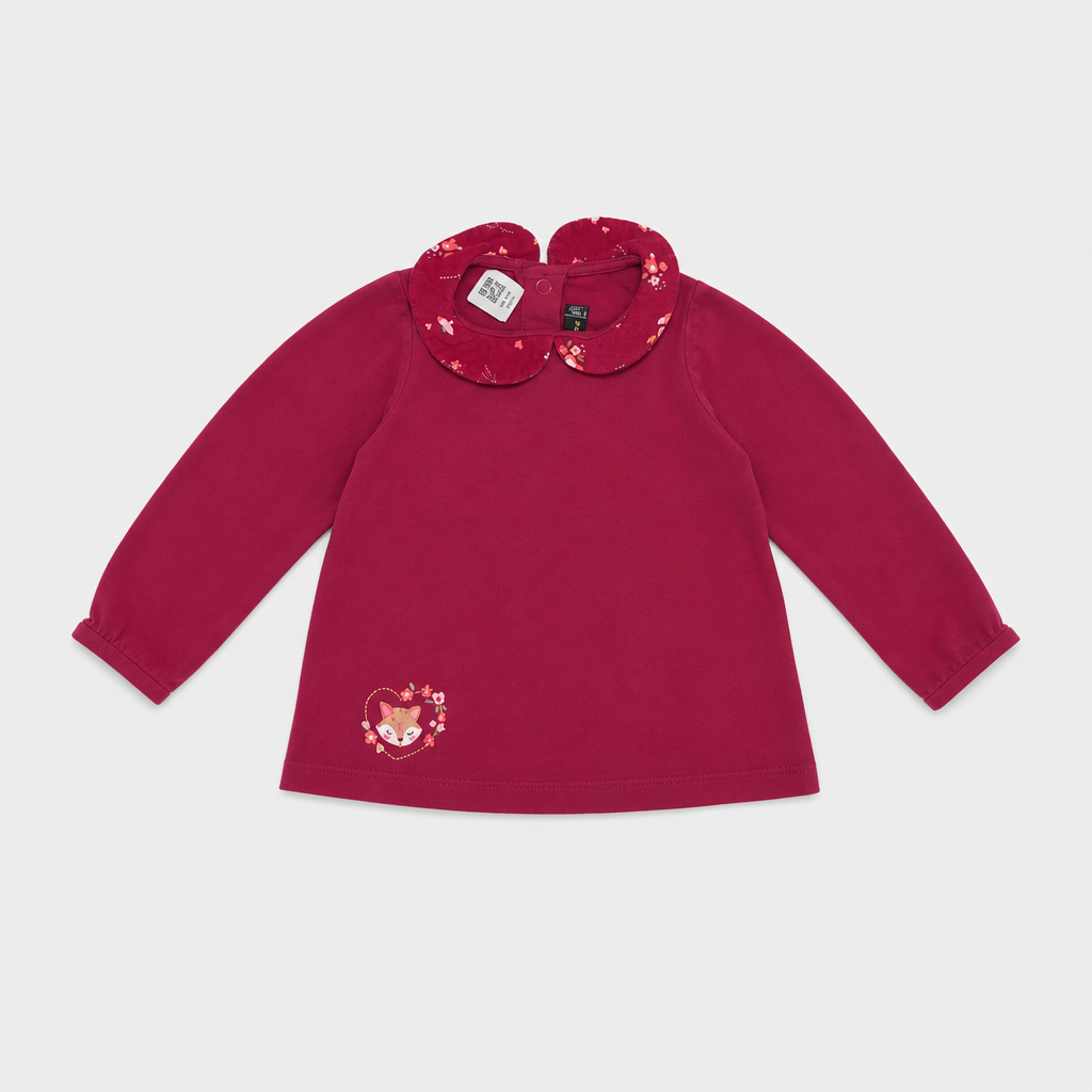 Maglietta maniche lunghe - Bambina - 72 - 77 | 9 mesi