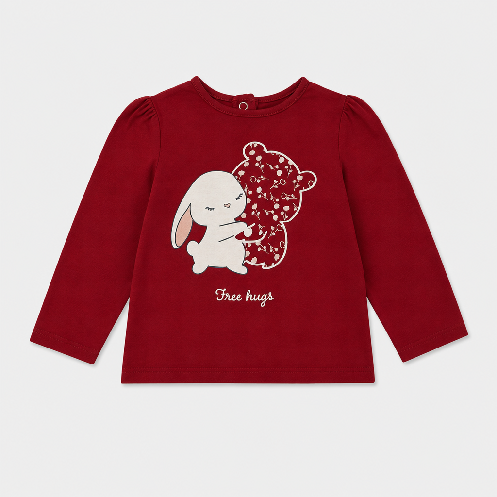 Maglietta maniche lunghe - Bambina - 60 - 65 | 3 mesi