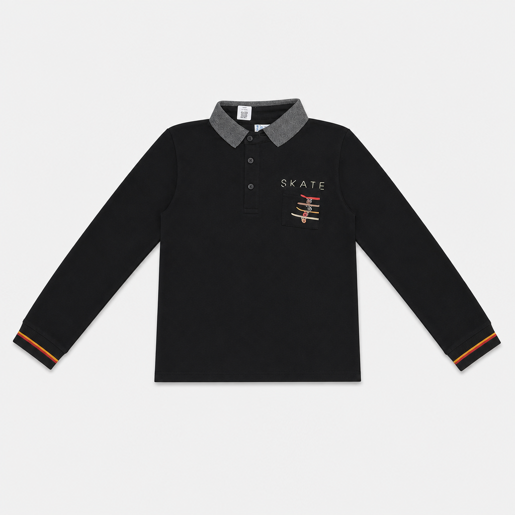 Polo maniche lunghe - Bambino - 108 - 113 | 5 anni