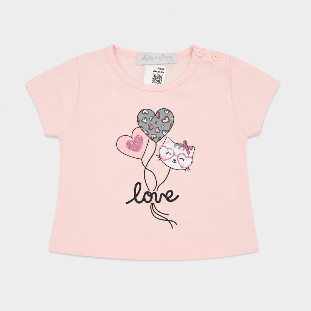 Maglietta maniche corte - Bambina - 66 - 71 | 6 mesi
