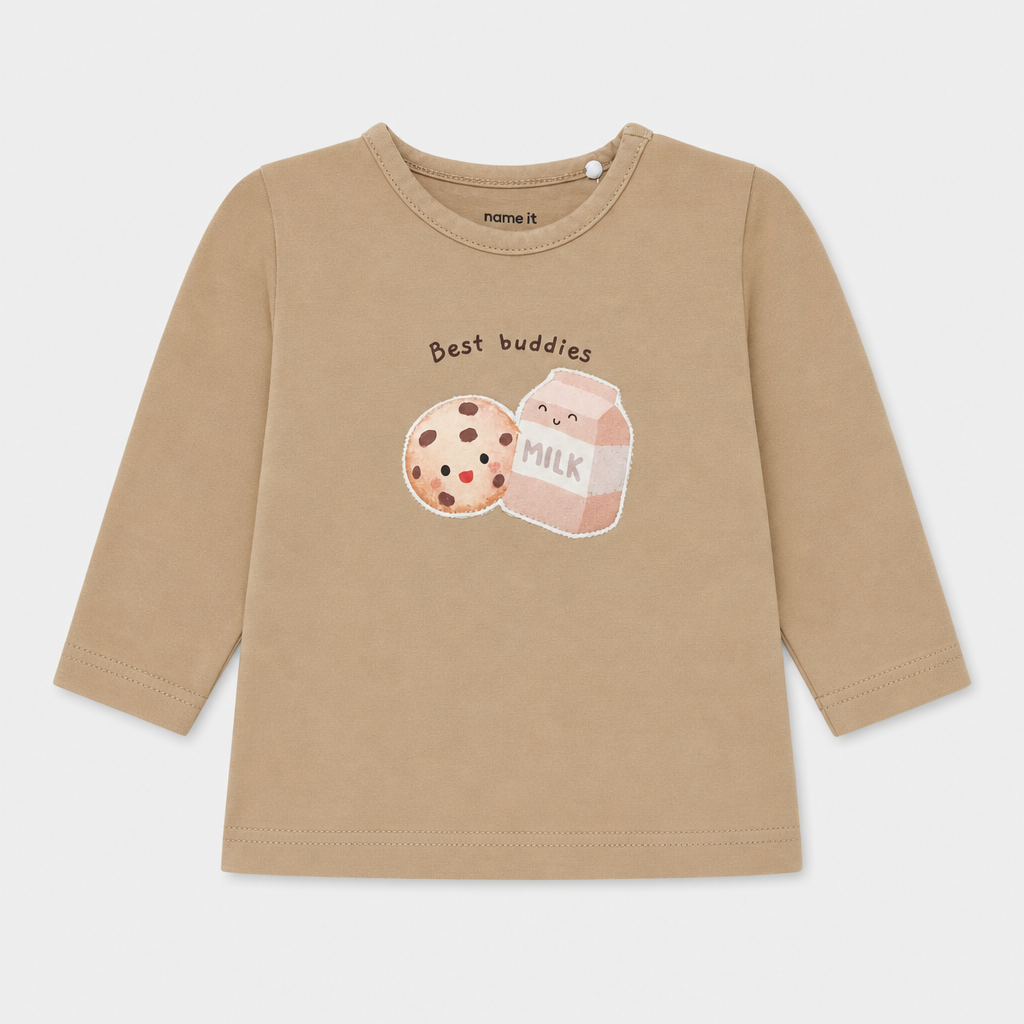 Maglietta maniche lunghe - Bambino - 50 - 59 < 3 mesi