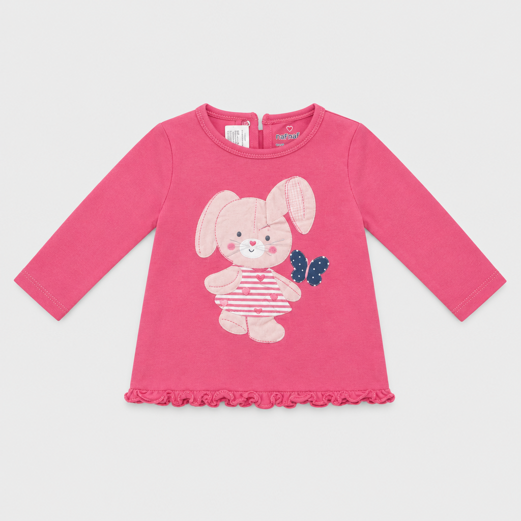 Maglietta maniche lunghe - Bambina - 60 - 65 | 3 mesi