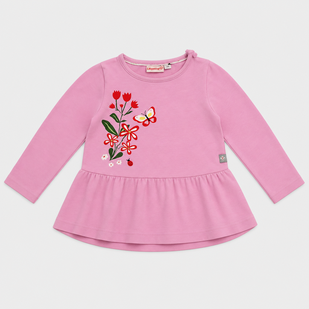 Maglietta maniche lunghe - Bambina - 72 - 77 | 9 mesi
