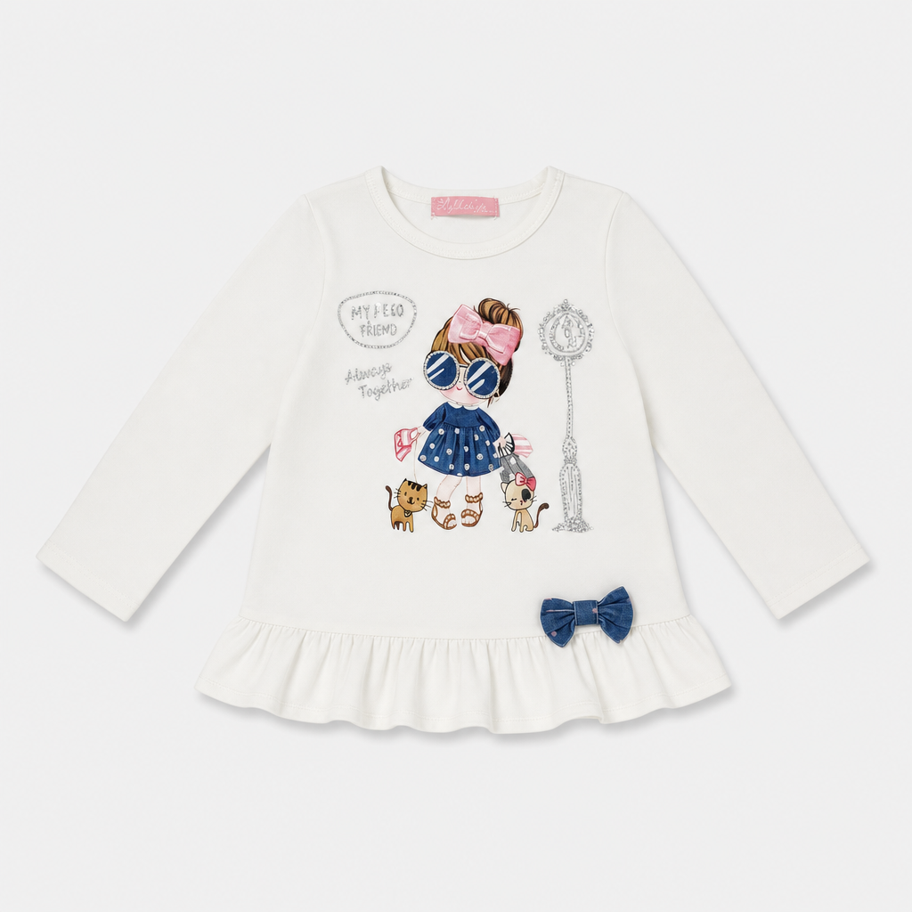 Maglietta maniche lunghe - Bambina - 66 - 71 | 6 mesi