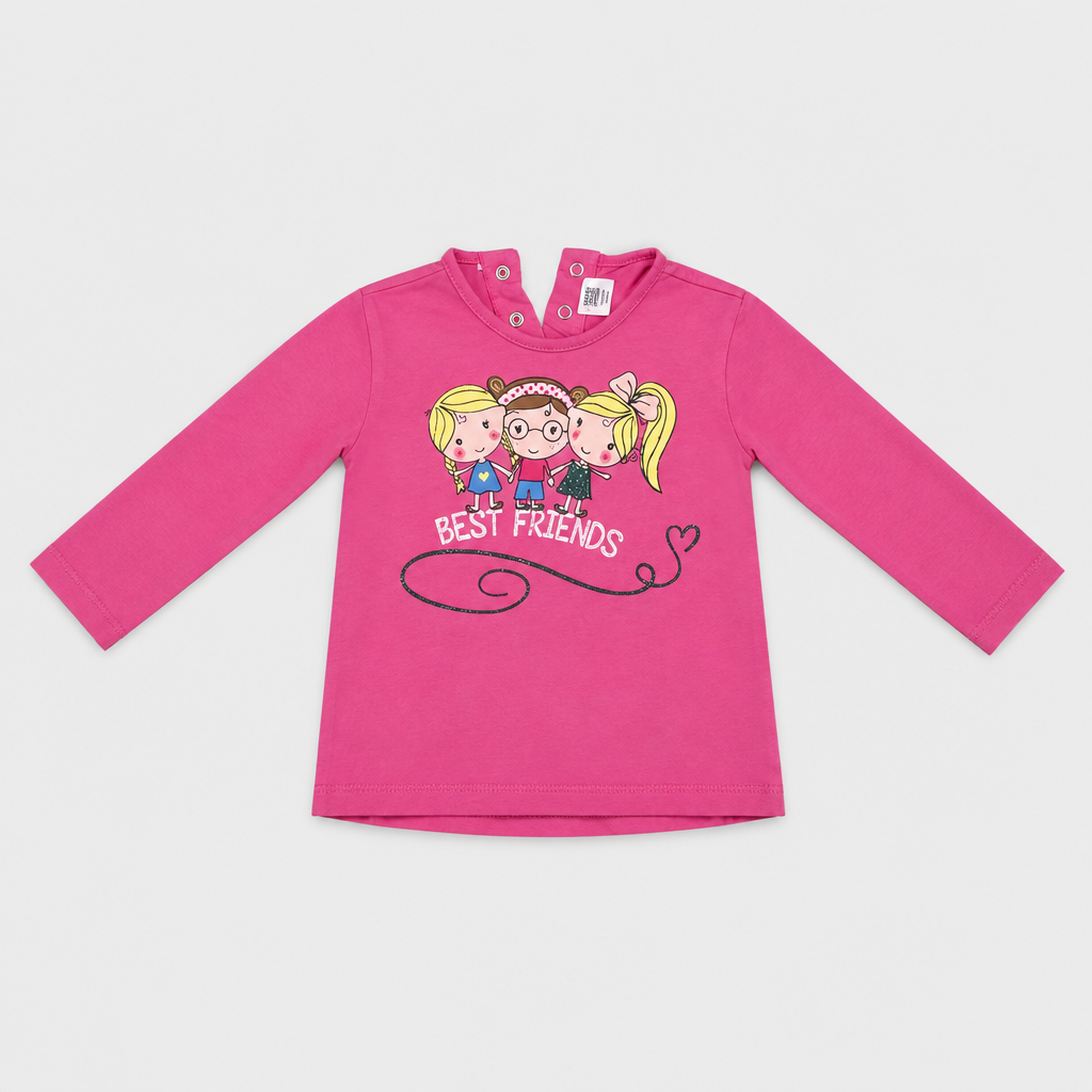 Maglietta maniche lunghe - Bambina - 72 - 77 | 9 mesi