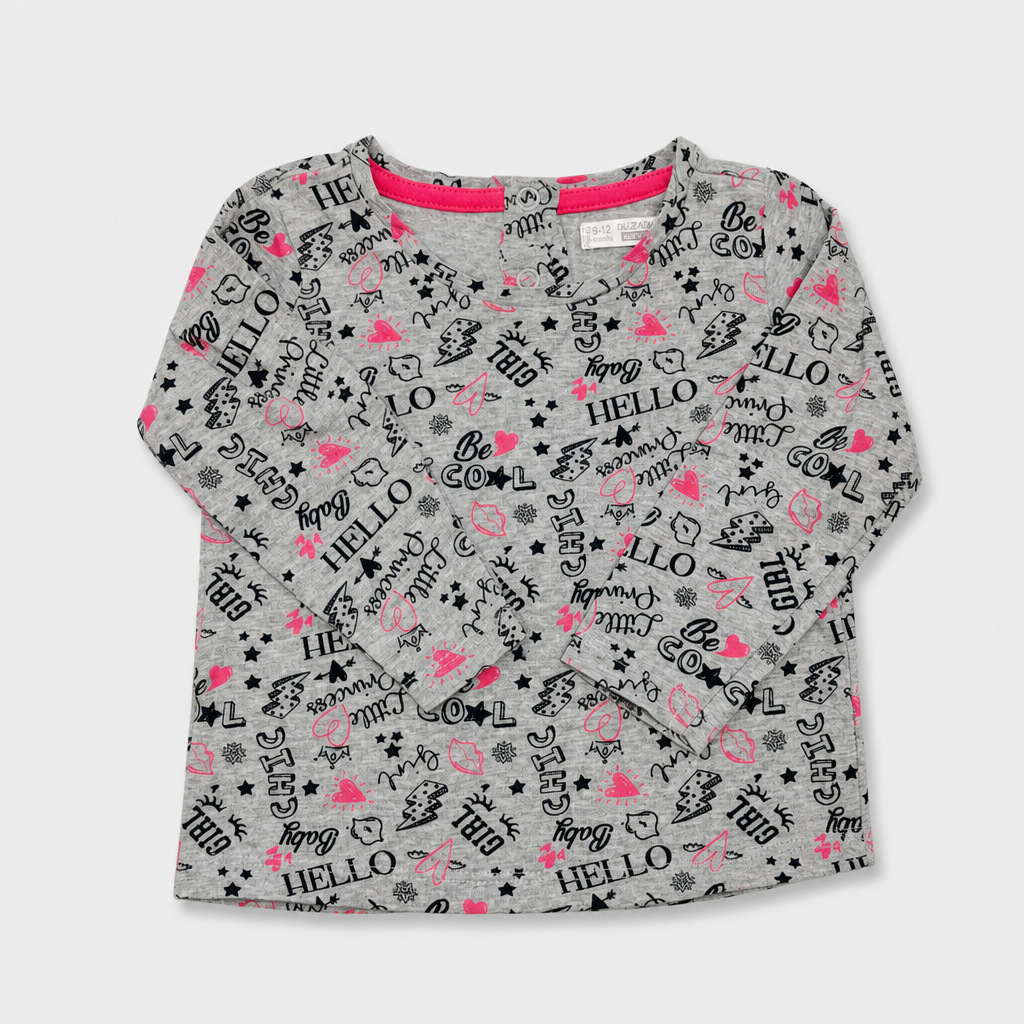 Maglietta maniche lunghe - Bambina - 72 - 77 | 9 mesi