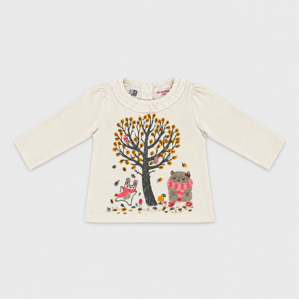 Maglietta maniche lunghe - Bambina - 60 - 65 | 3 mesi