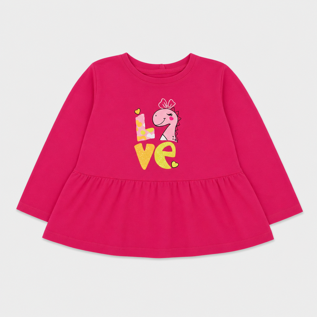 Maglietta maniche lunghe - Bambina - 66 - 71 | 6 mesi