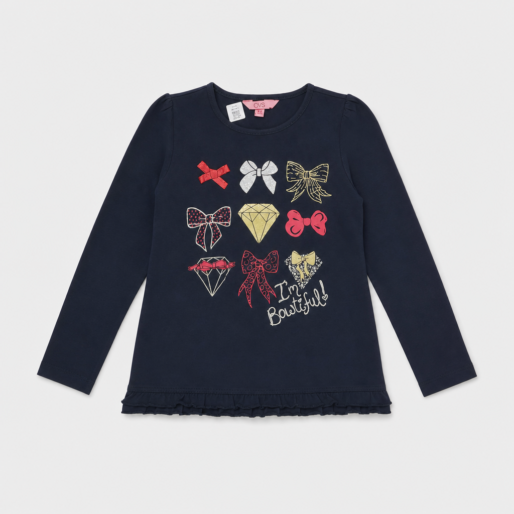 Maglietta maniche lunghe - Bambina - 114 - 119 | 6 anni