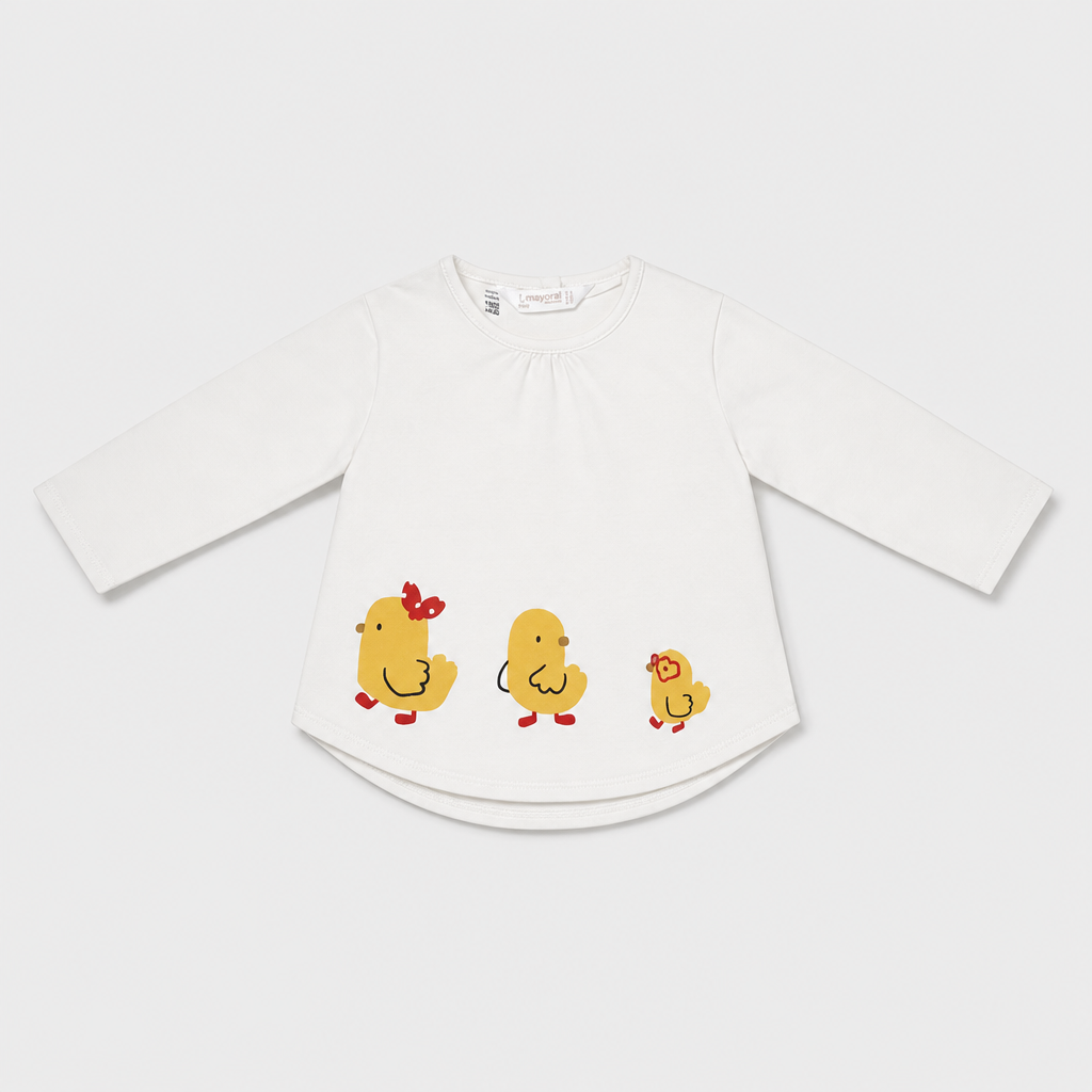 Maglietta maniche lunghe - Bambina - 60 - 65 | 3 mesi