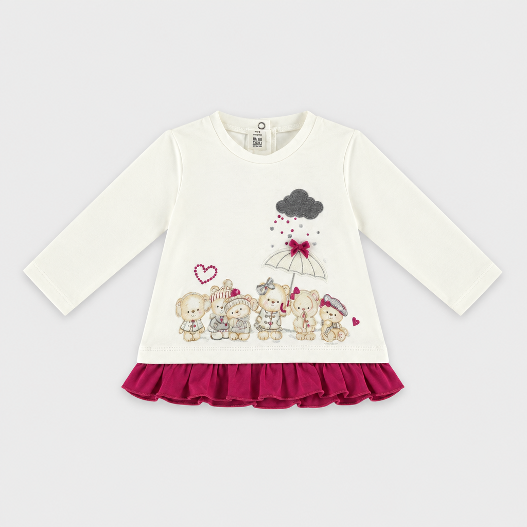 Maglietta maniche lunghe - Bambina - 66 - 71 | 6 mesi