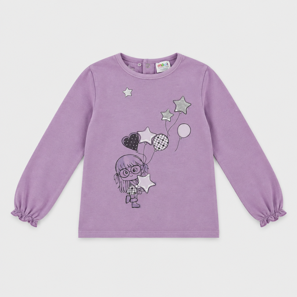 Maglietta maniche lunghe - Bambina - 96 - 101 | 3 anni