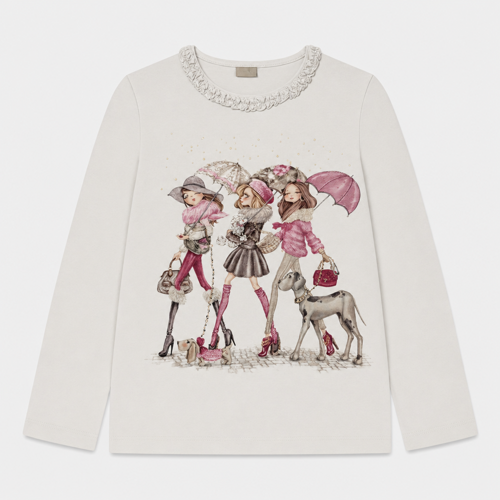 Maglietta maniche lunghe - Bambina - 126 - 131 | 8 anni