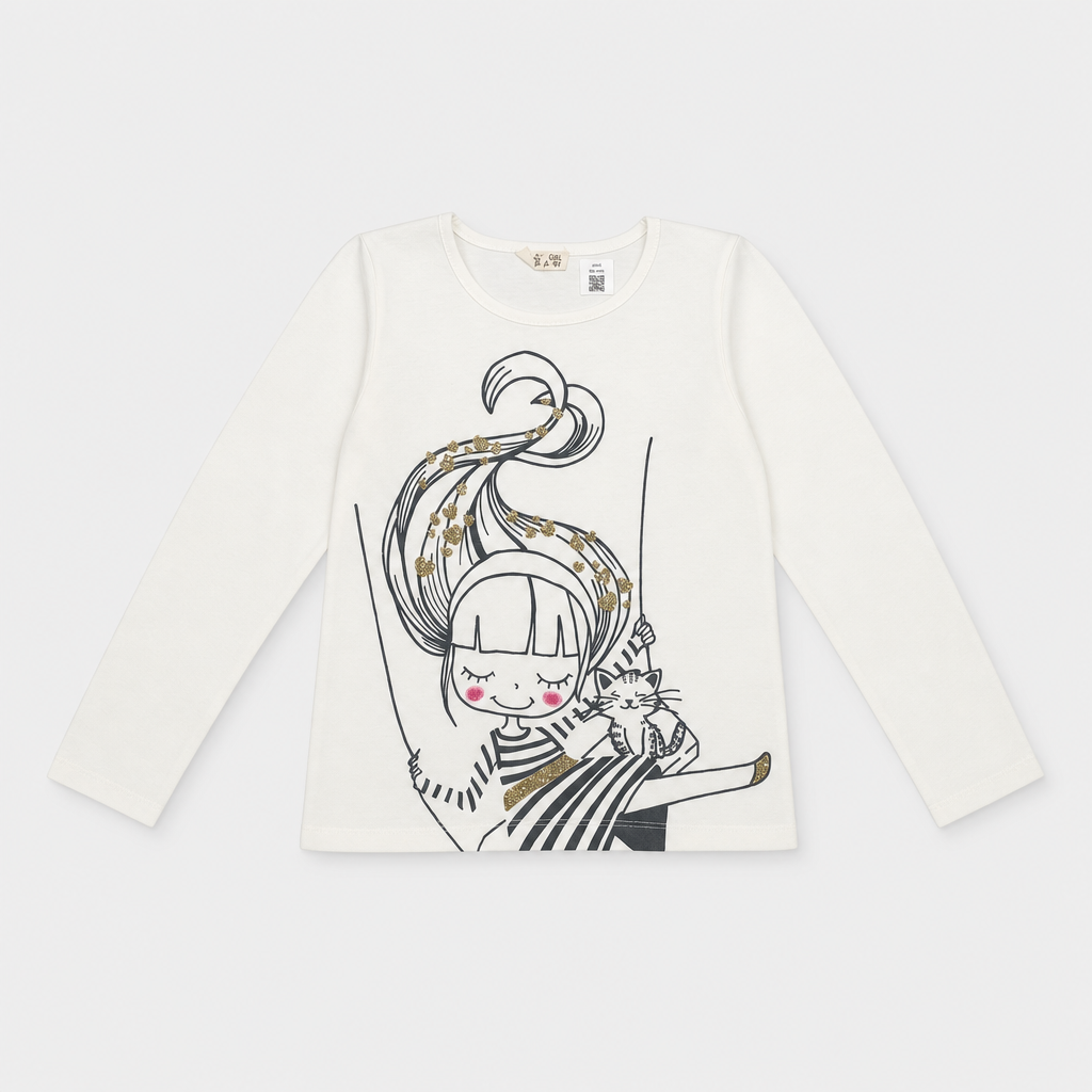 Maglietta maniche lunghe - Bambina - 120 - 125 | 7 anni