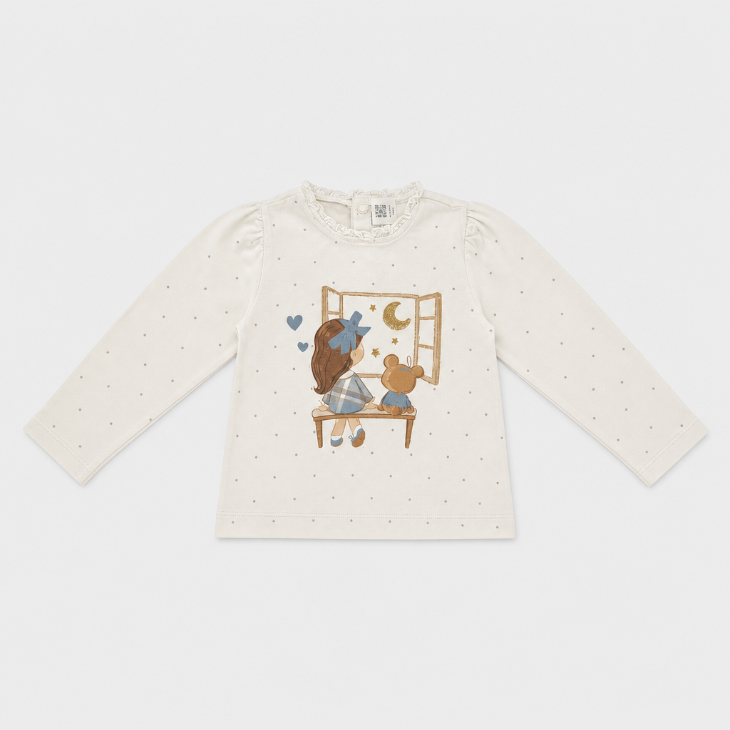 Maglietta maniche lunghe - Bambina - 78 - 83 | 1 anno