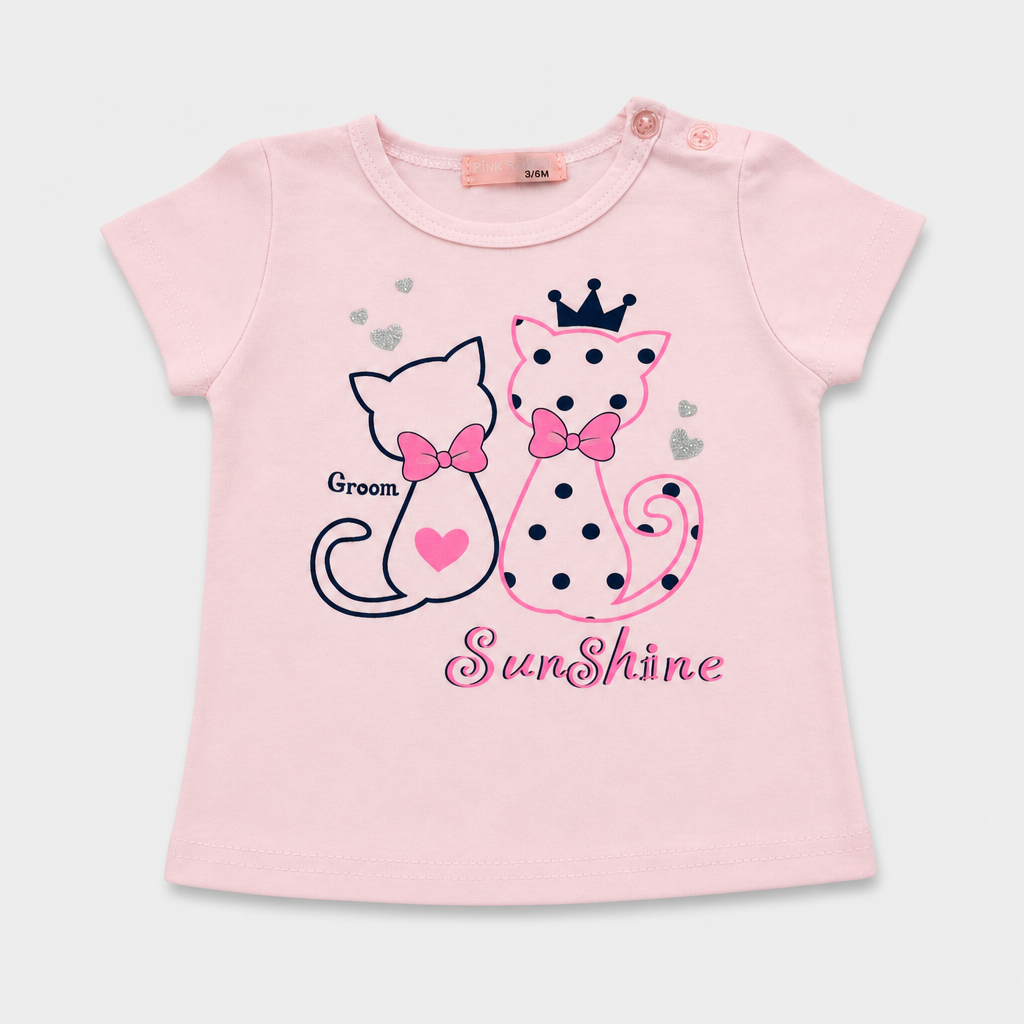 Maglietta maniche corte - Bambina - 66 - 71 | 6 mesi