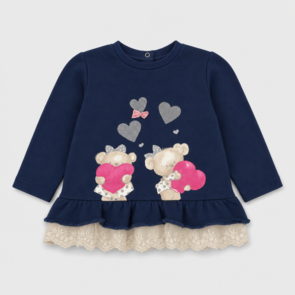 Maglietta maniche lunghe - Bambina - 72 - 77 | 9 mesi