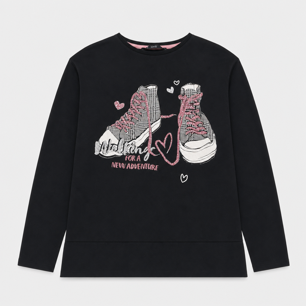 Maglietta maniche lunghe - Bambina - 126 - 131 | 8 anni