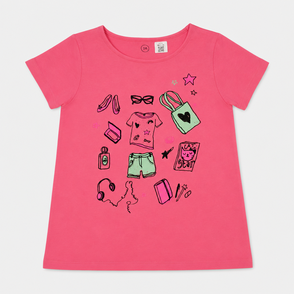 Maglietta maniche corte - Bambina - 108 - 113 | 5 anni