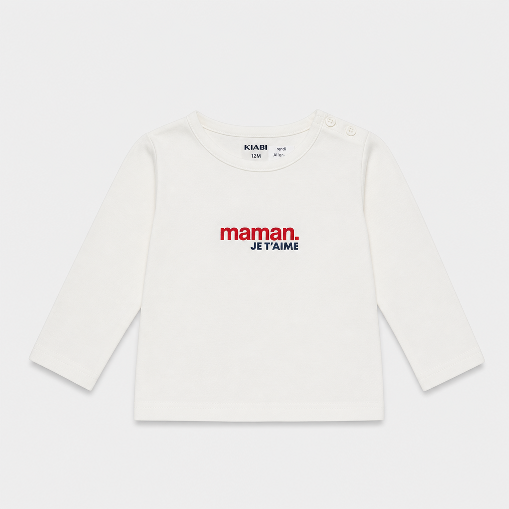 Maglietta maniche lunghe - Bambino - 50 - 59 < 3 mesi