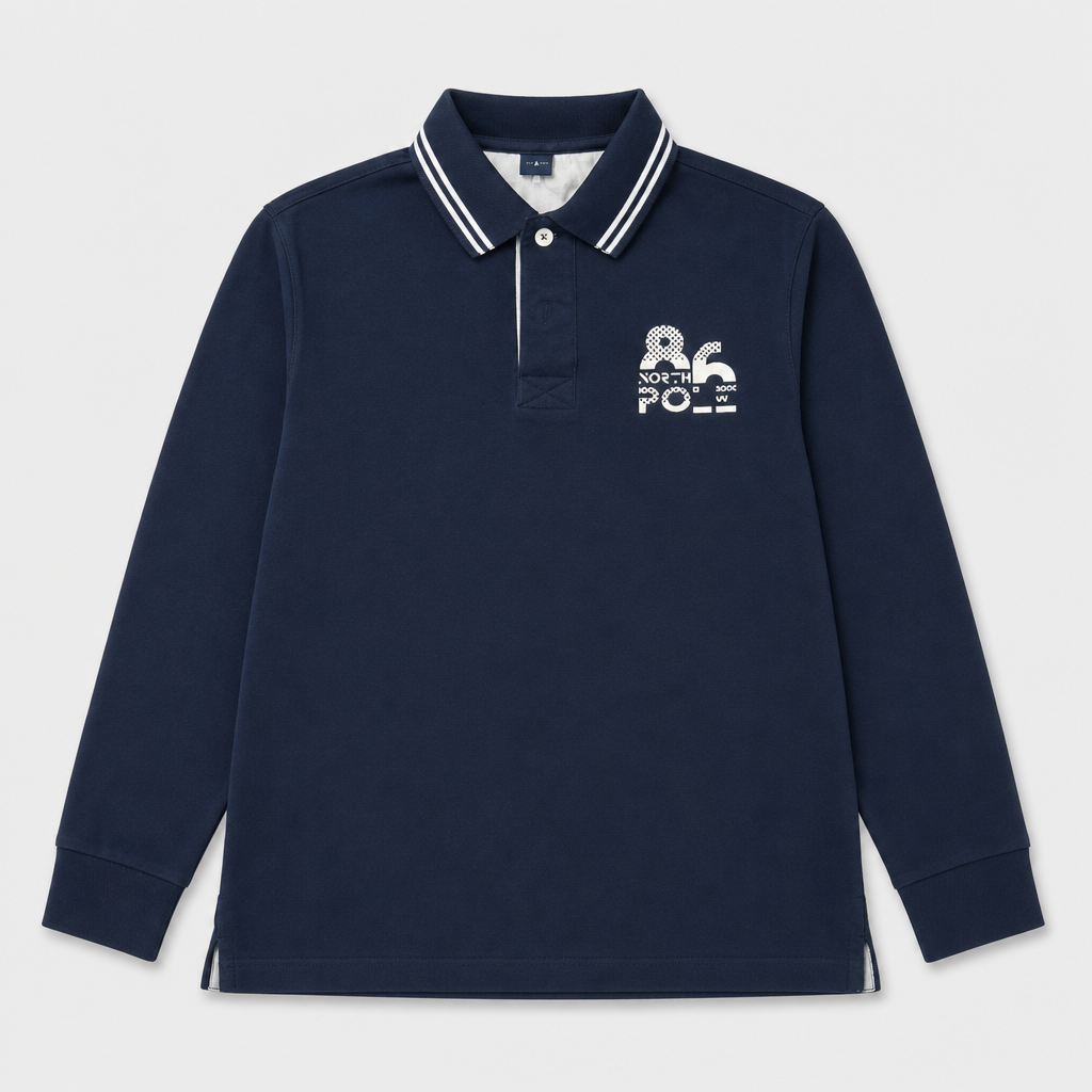 Polo maniche lunghe - Bambino - 120 - 125 | 7 anni