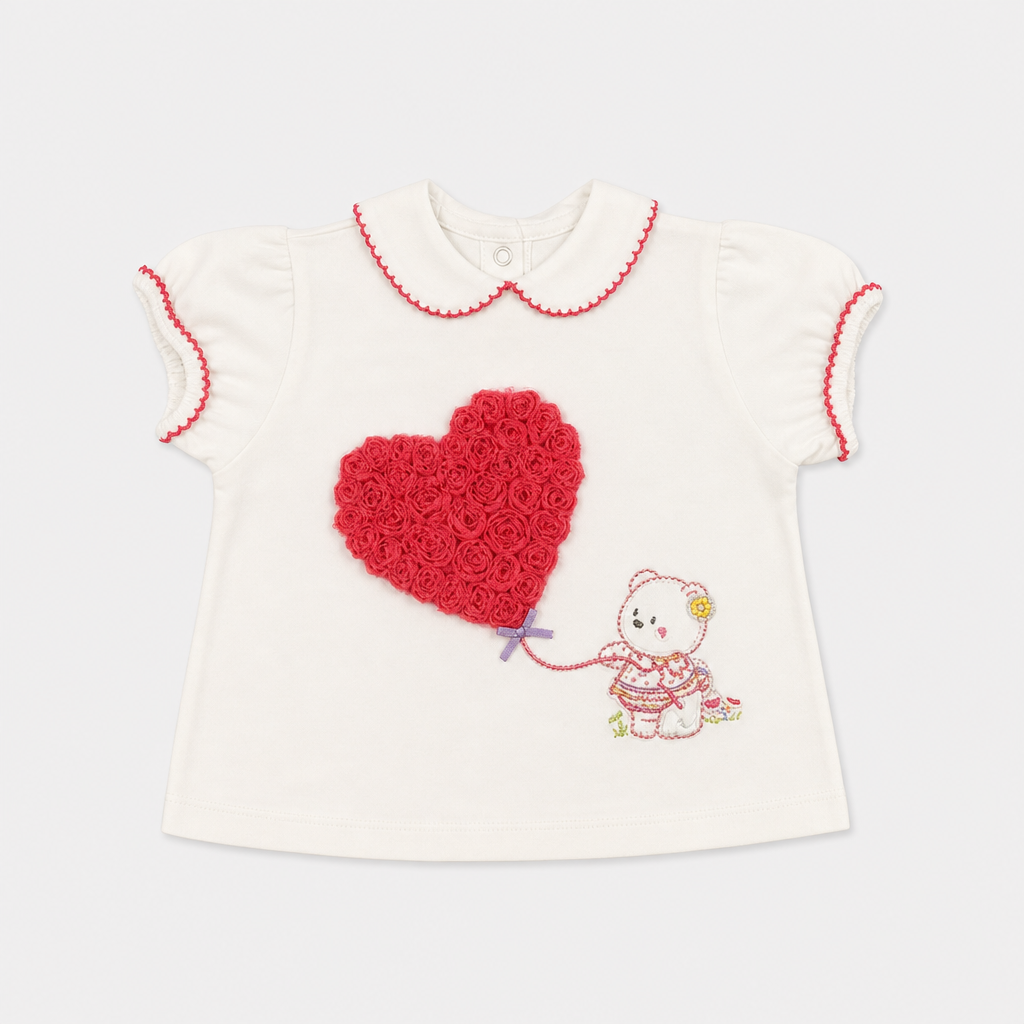 Maglietta maniche corte - Bambina - 60 - 65 | 3 mesi