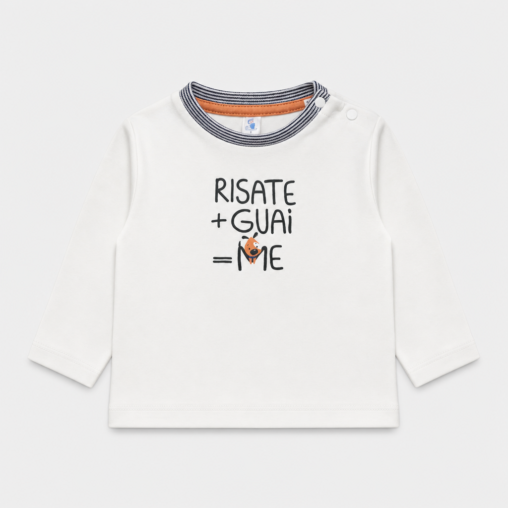 Maglietta maniche lunghe - Bambino - 50 - 59 < 3 mesi