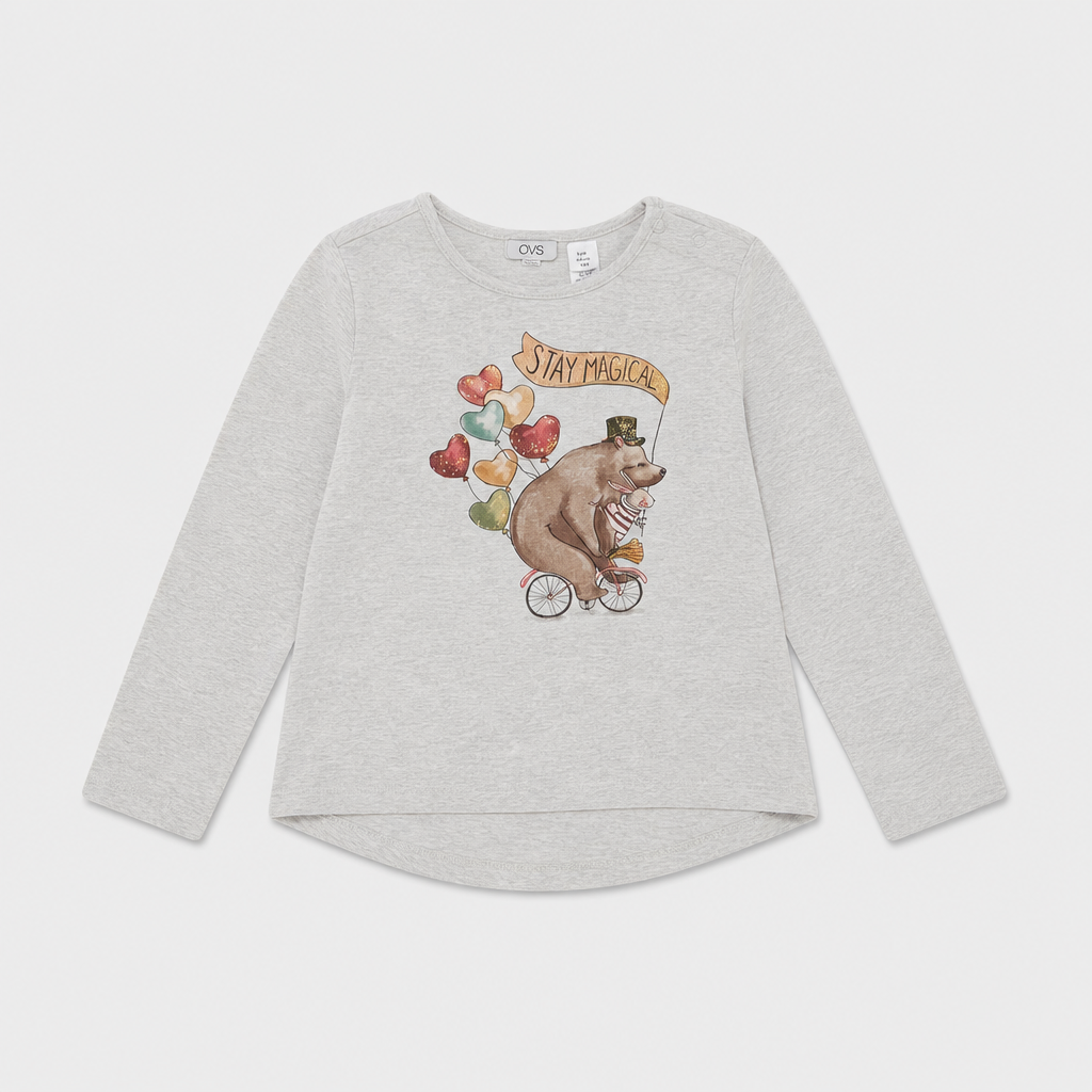 Maglietta maniche lunghe - Bambina - 102 - 107 | 4 anni